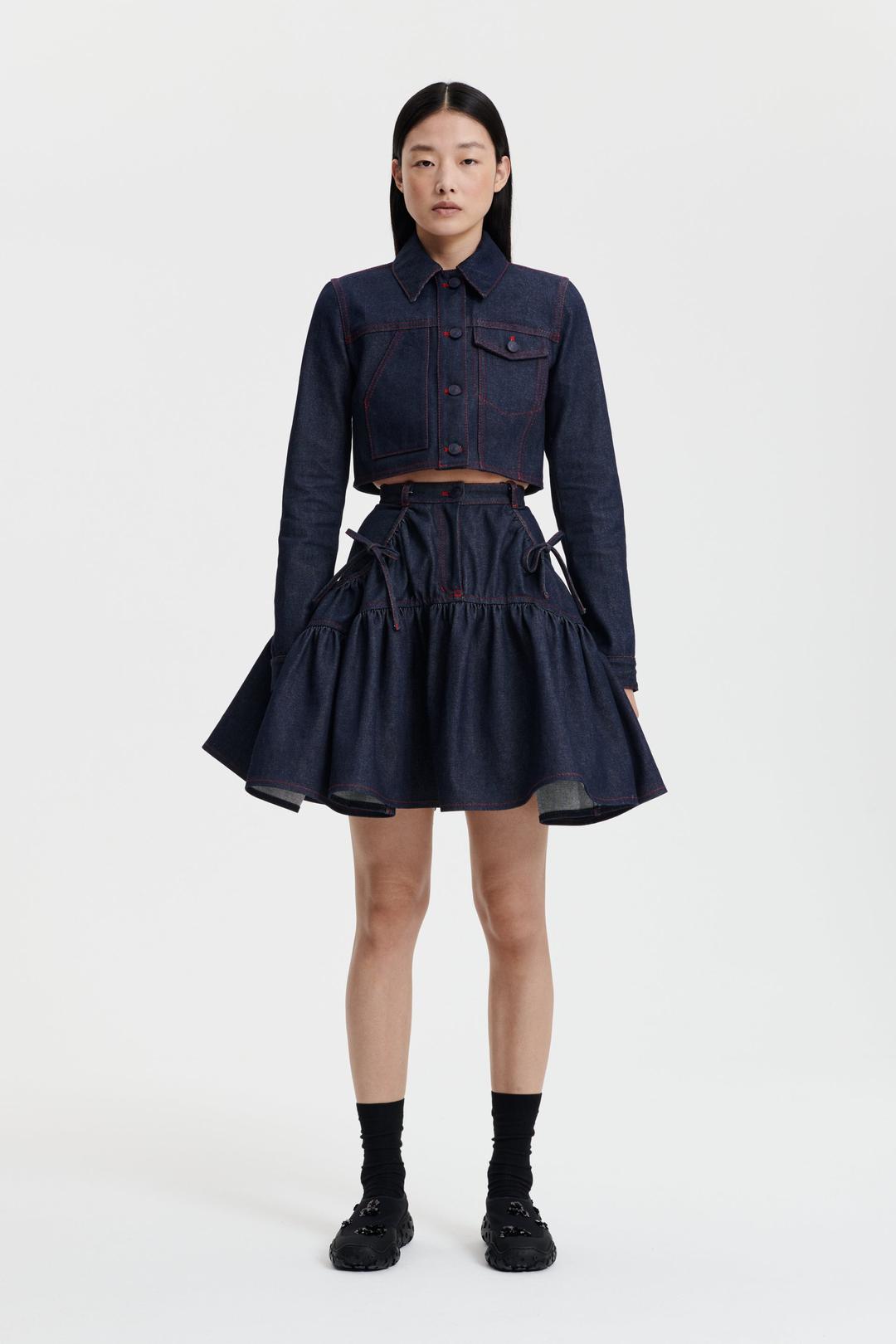GLORIA | SKIRT DENIM INDIGO - UK6