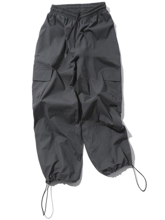Wide Over Cargo Pants Charcoal