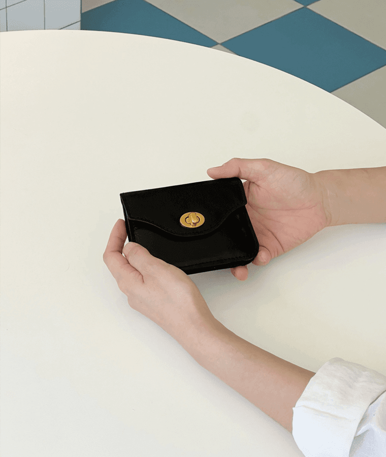 Rosie card wallet_Black