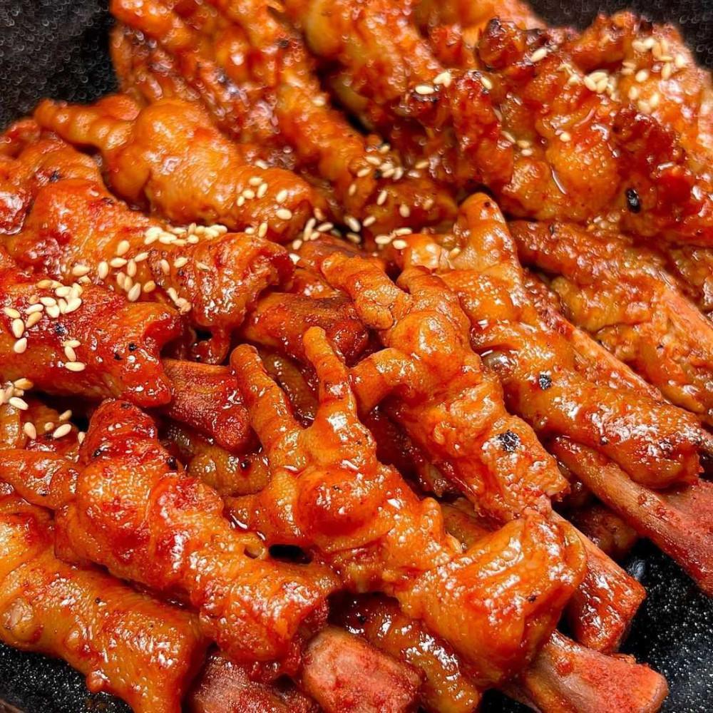 [노원 신닭발] 직화 양념 닭발 300g 무뼈 튤립 국물닭발