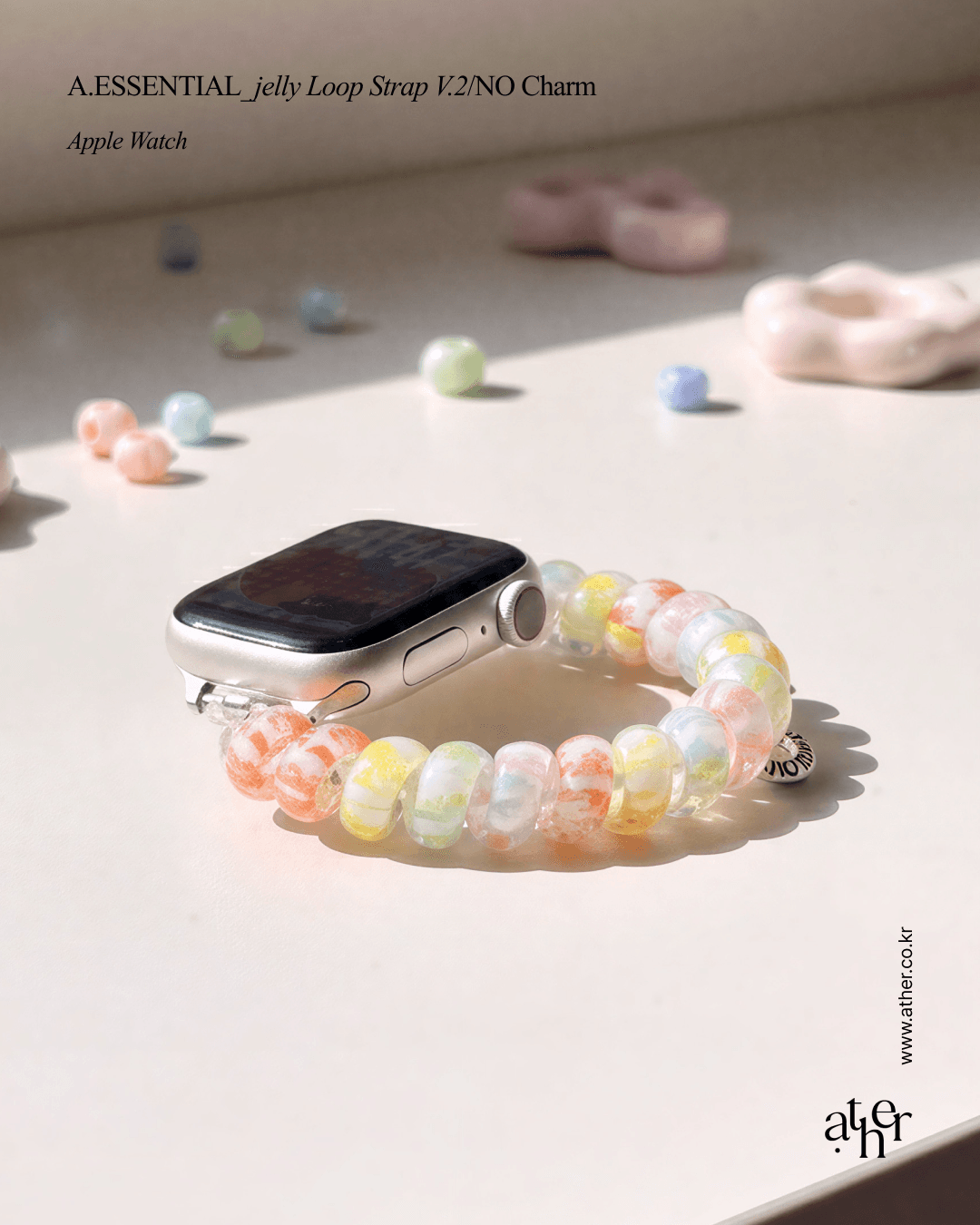 A.ESSENTIAL_Jelly Loop Watch Strap V.2 (No Charm Ver.)