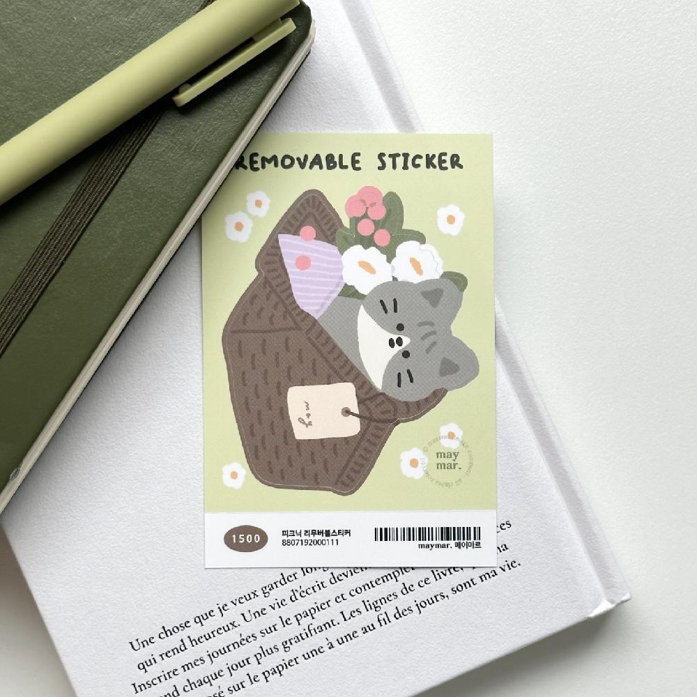 [메이마르] 피크닉 리무버블스티커