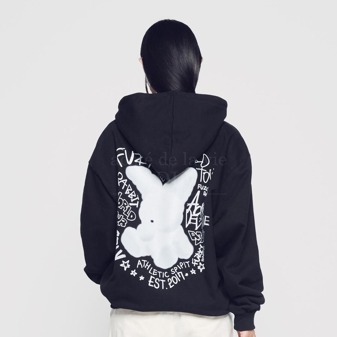 DOODLE RABBIT HOODIE