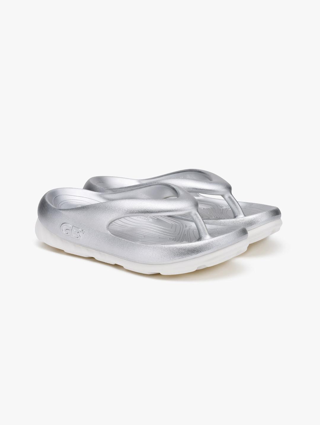 [SALE 40%] GB 247 FLIPFLOP-SILVER