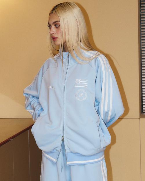 RAGLAN TRACK TOP SKY BLUE