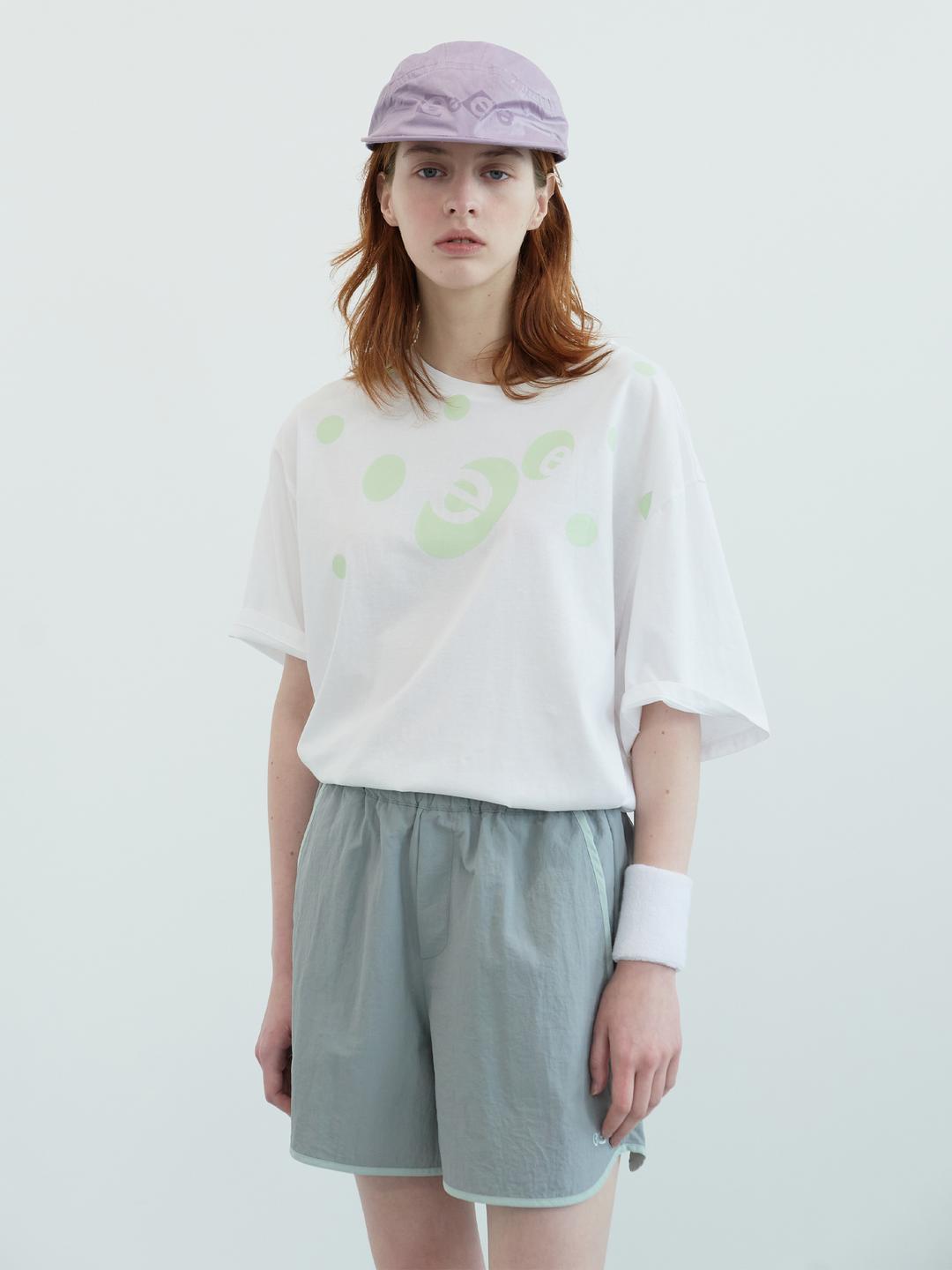 도트 박시 티셔츠 (White)