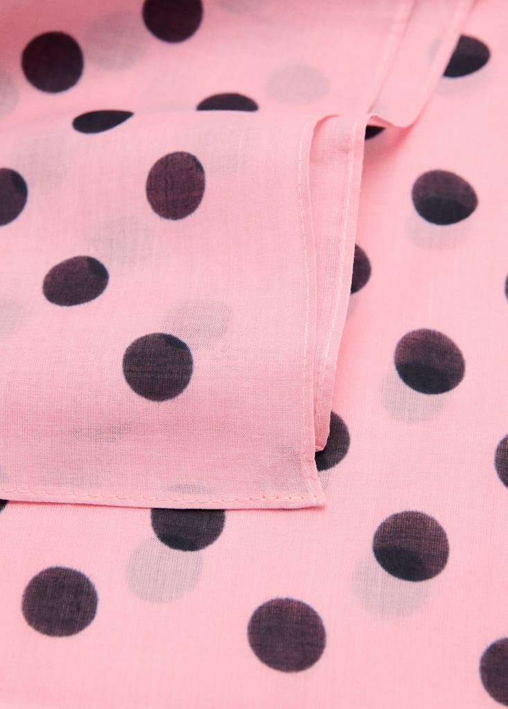 도트 프린트 스카프