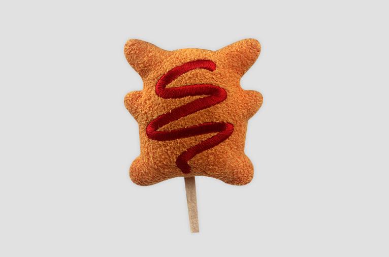 [팥빵인형] 추억의 돈까스 인형 키링