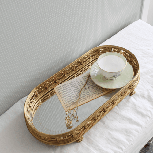 로라 골드 메이크업 트레이 (K36569)