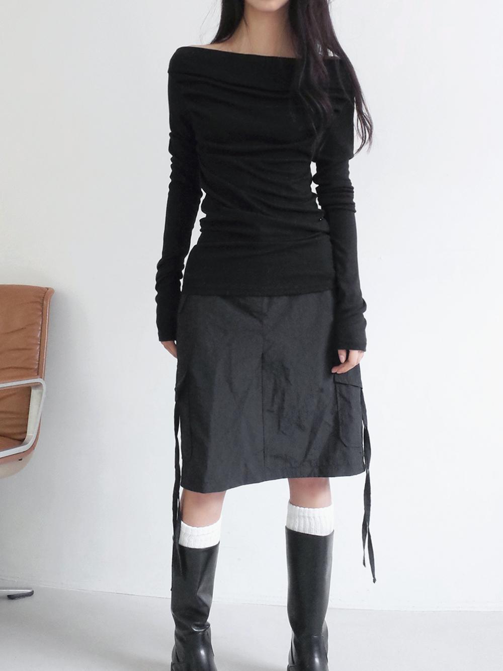 베이비랩 long drape loose t