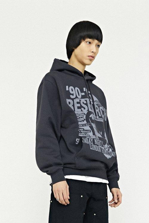 RESEARCH HOODIE [CHARCOAL]