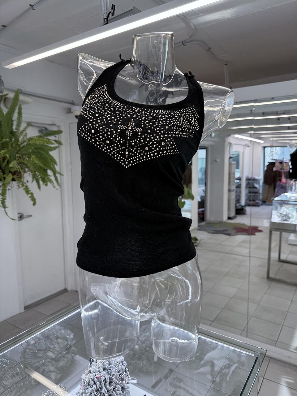 stud rib tank top