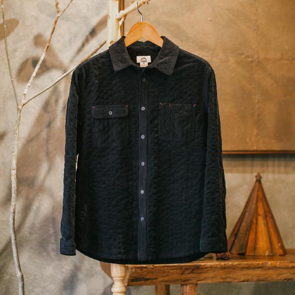 휘게 셔츠 - 네이비