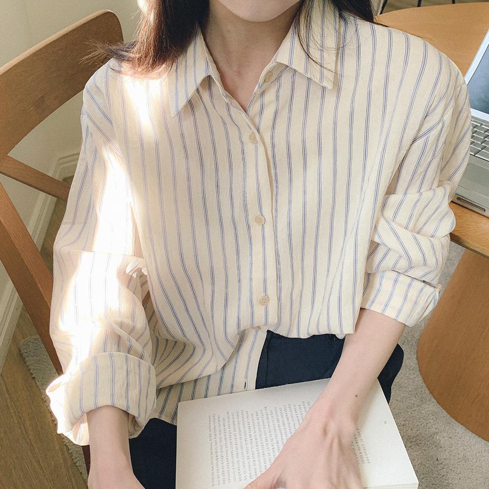 홉스앤드 시구렌 스트라이프 셔츠