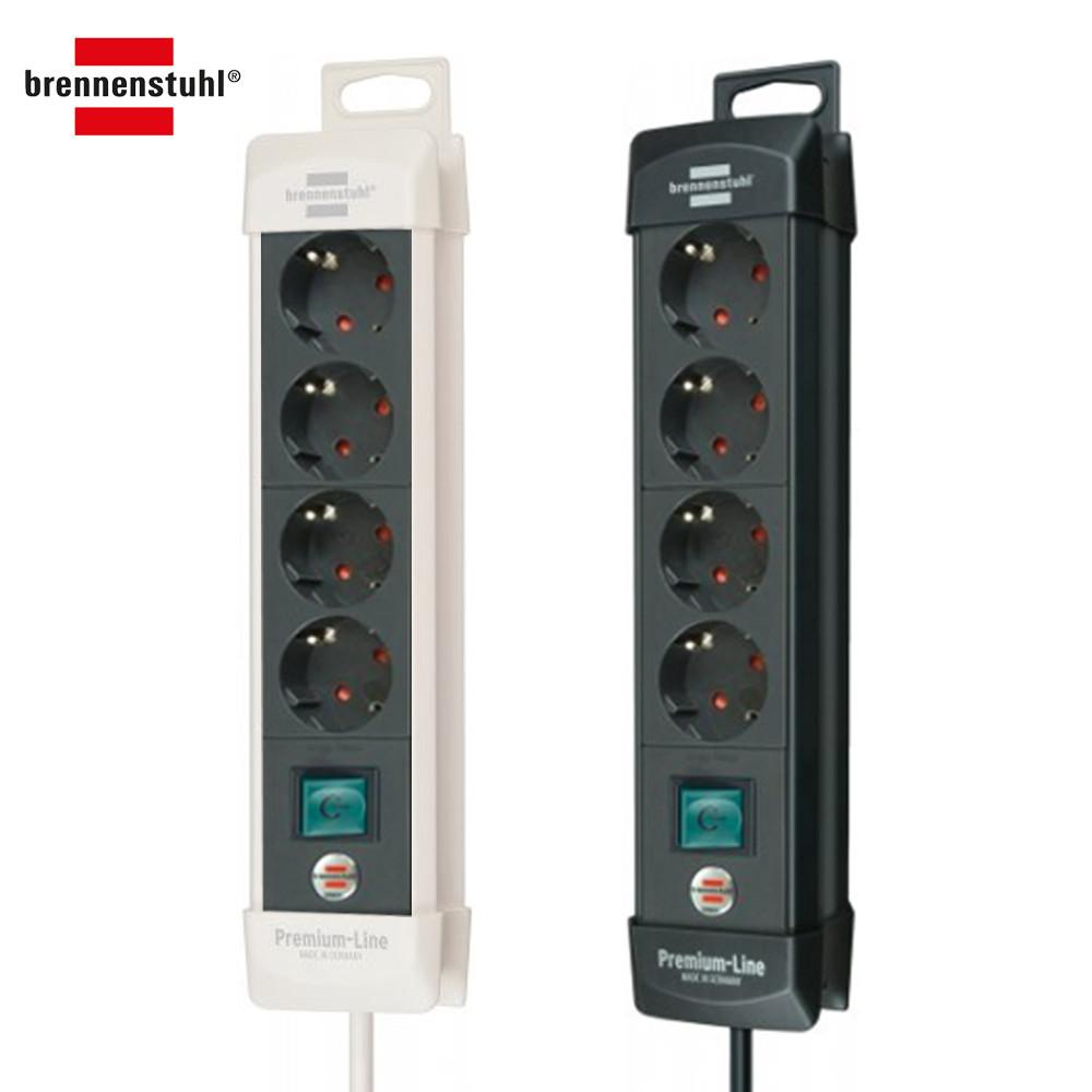 브레넨스툴 프리미엄 라인 고강도 책상 멀티탭 4구 BPL-4 사무실 회의실 대용량