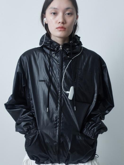 LUSTER SUSPENDER JACKET / BLACK