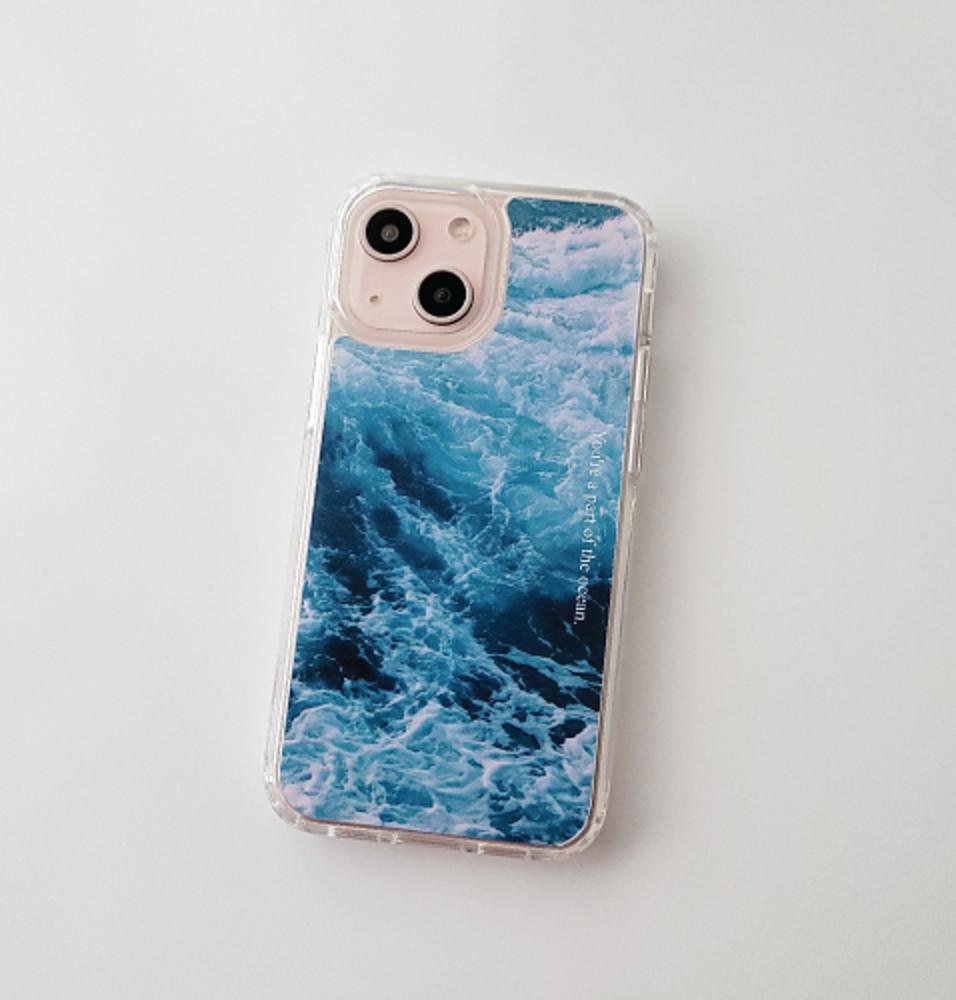 Part of the ocean 투명 핸드폰 케이스