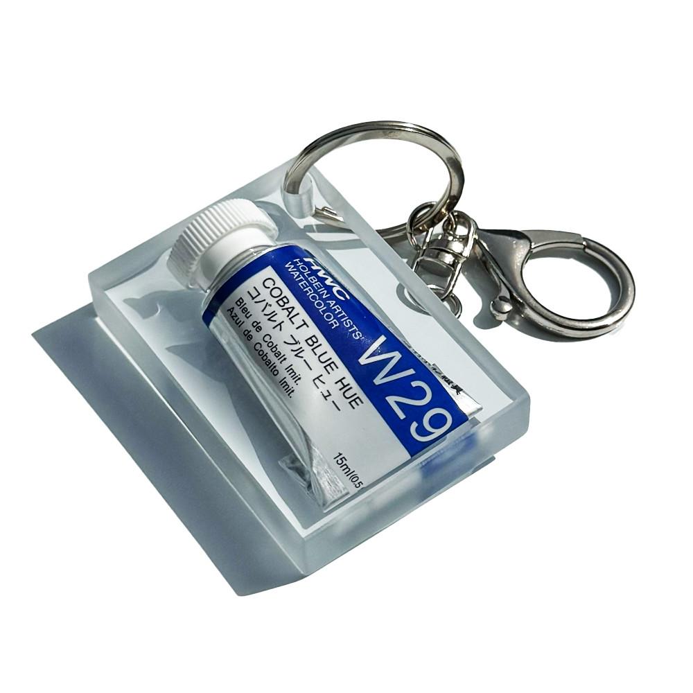 홀베인 물감 키링 6 가방 악세사리 레진 키링