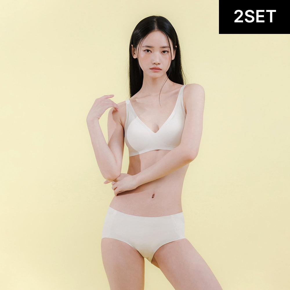 서포트미 포미 V 브라 + 팬티 2세트