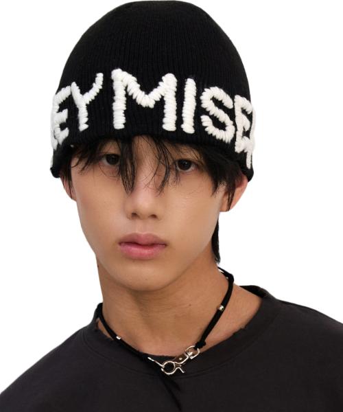 키미저리 핸드메이드 비니 (블랙)