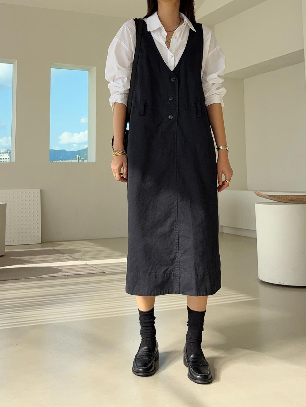 UPPER  레페토 V넥 OPS