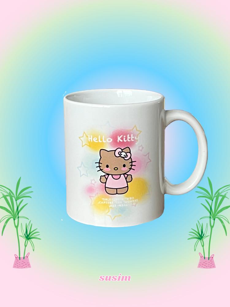수심 Kitty Aloha Mug 헬로 키티 알로하 머그 귀여운