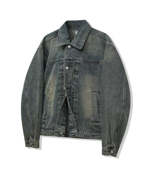 스탠다드에러(STANDARDERROR)  87-STAN120 [뉴트로] 솔리드 워싱 홀더 데님 자켓 빈티지 옐로우 - 사이즈 & 후기 | 무신사