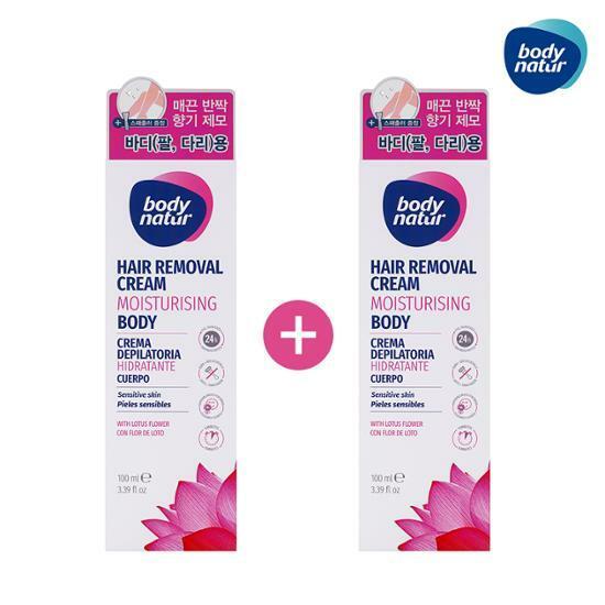 바디네이처 제모크림 바디 로터스플라워 100ml 1+1