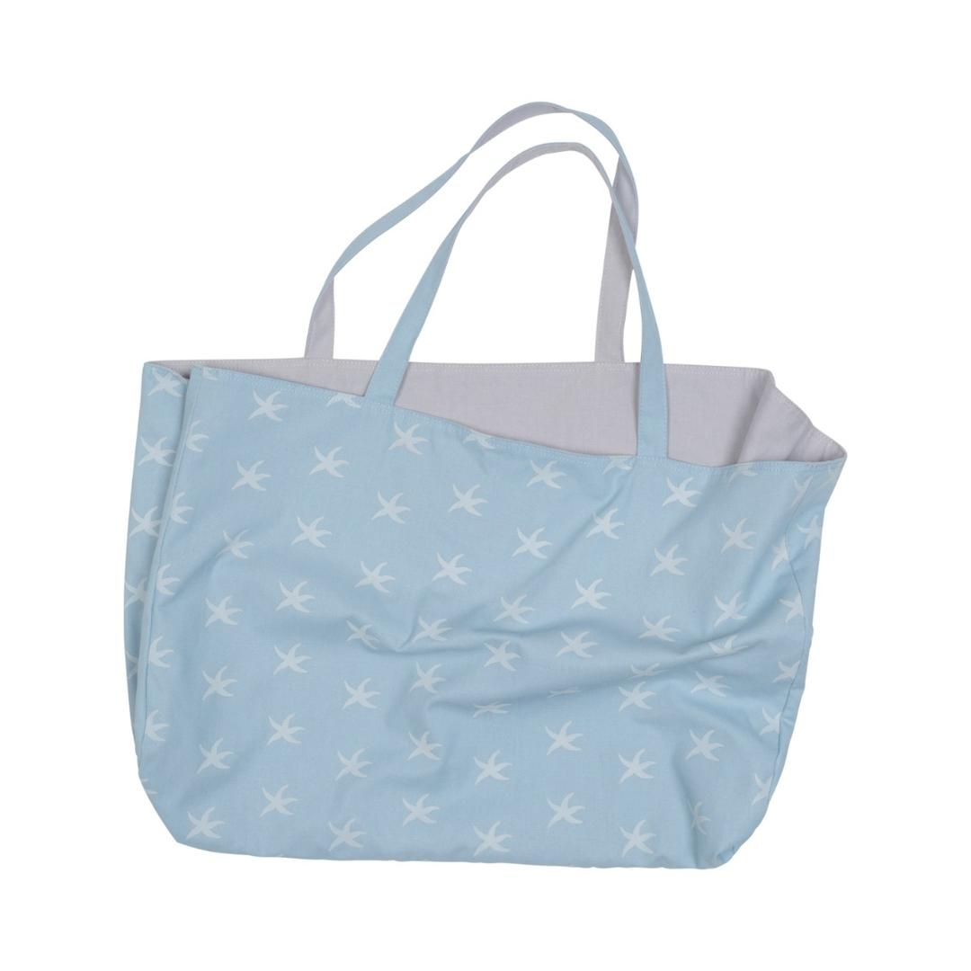 TCM starfish reversible tote bag (sky blue/grey) (5/7 예약배송)
