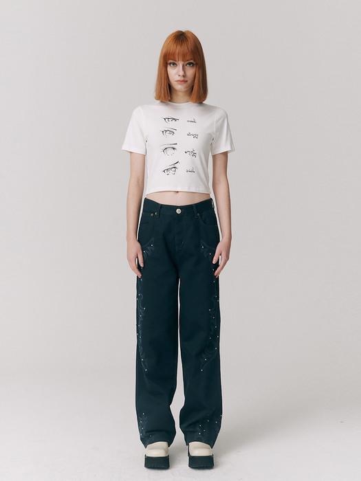 Eyes Crop Tee