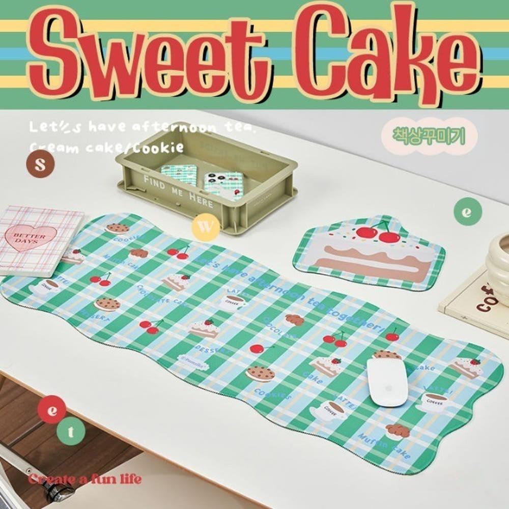 달콤한 케이크 체리 데스크매트 책상매트 마우스패드
