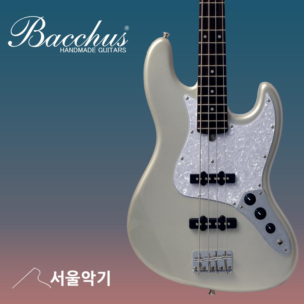 바커스 BJB-1R SLV 재즈 베이스 기타 연습용 풀패키지 Bacchus