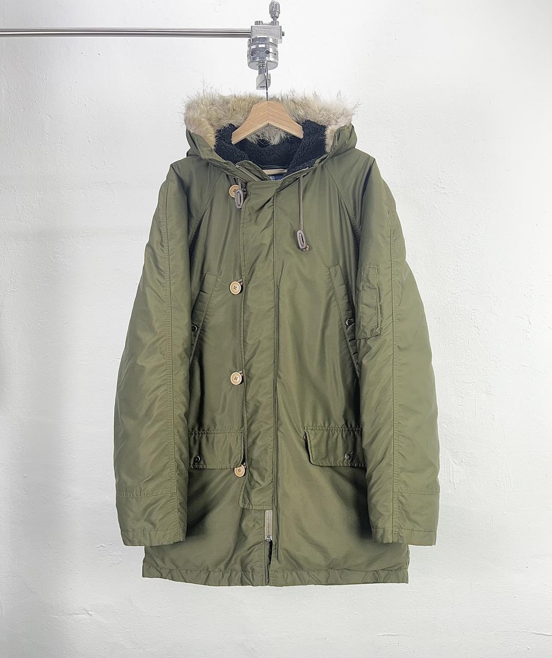 폴로 랄프로렌 타입 N-3B 라쿤 퍼 파카