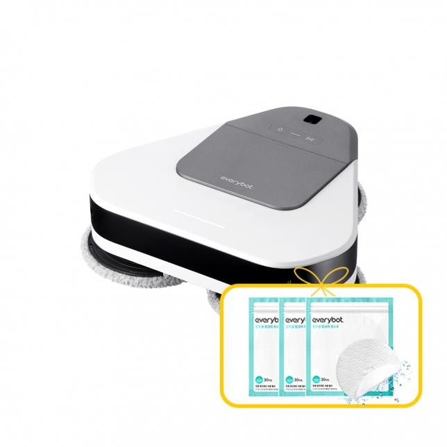 쓰리스핀 EVO 로봇물걸레청소기(일회용청소포 3팩 추가증정
