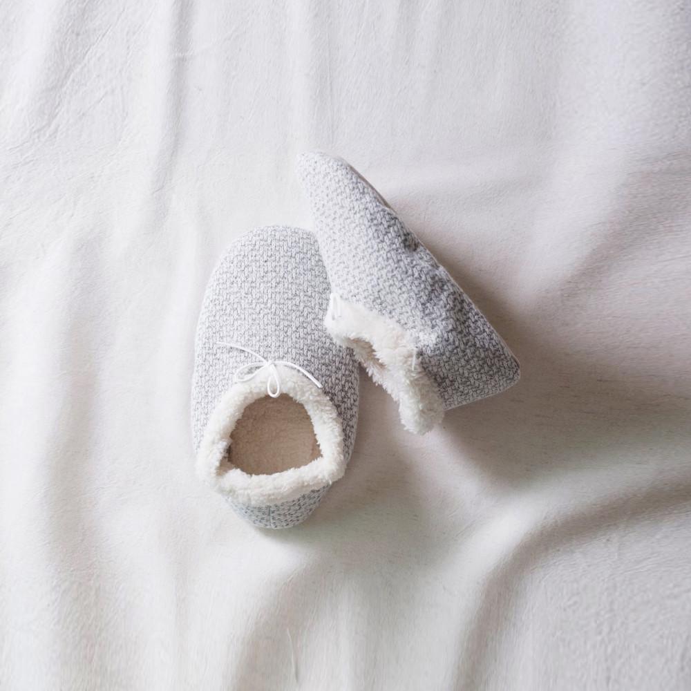 포그니 겨울 털실내화 슬리퍼