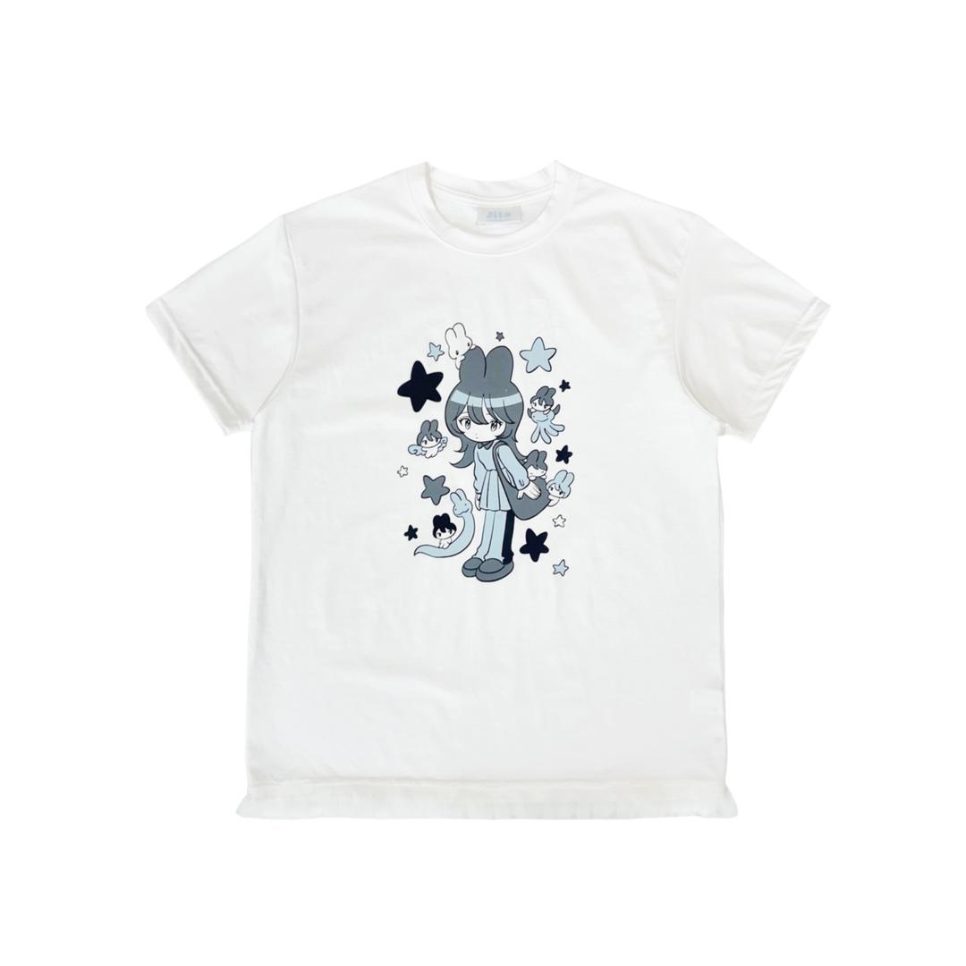 JITO WORLD x JICHOI x KAE TANAKA LACED T-SHIRT (JITO / WHITE)