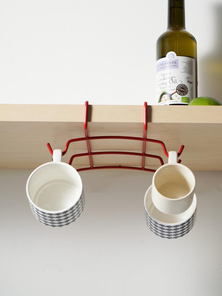 메탈텍스 이태리 타짜 와이어 주방수납 컵걸이