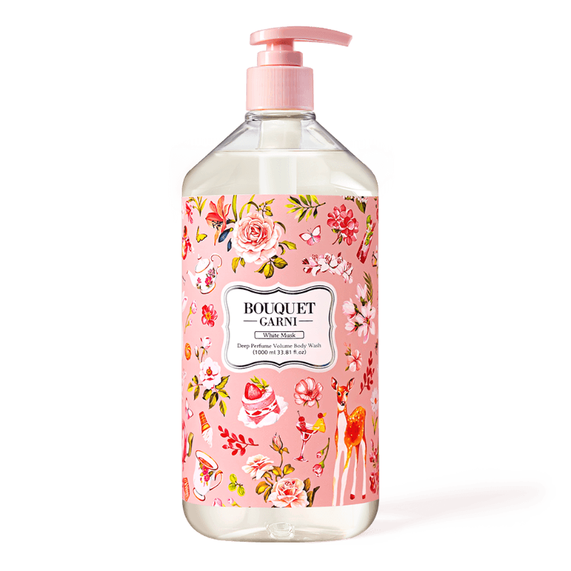 부케가르니 딥 퍼퓸 볼륨 바디워시 1,000ml 화이트머스크 향