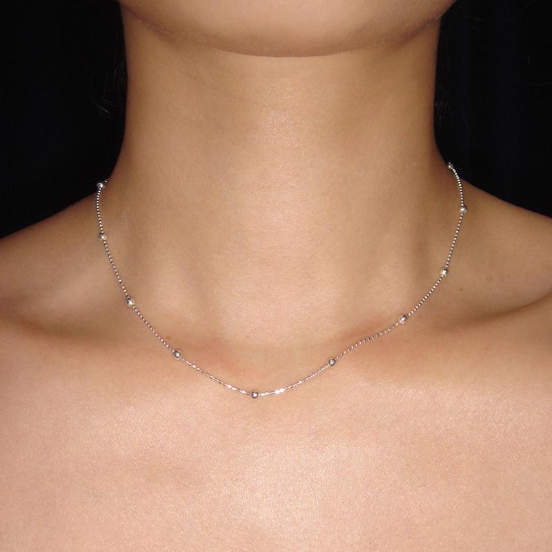 [주얼리페스타] Essential ball chain necklace