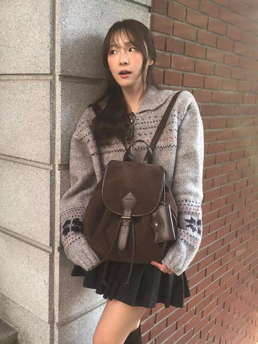 [단독][서경PICK]ANC SUEDE BACKPACK & CARD WALLET_2COLOR