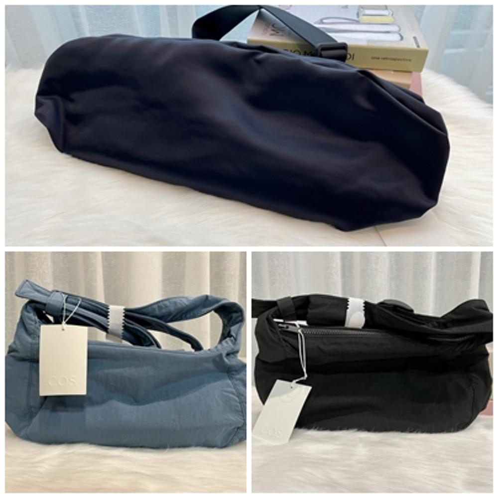 [국내배송] COS 코스 나일론 크로스 바디백 새들 백 숄더백 메신저 에코백 다크 네이비