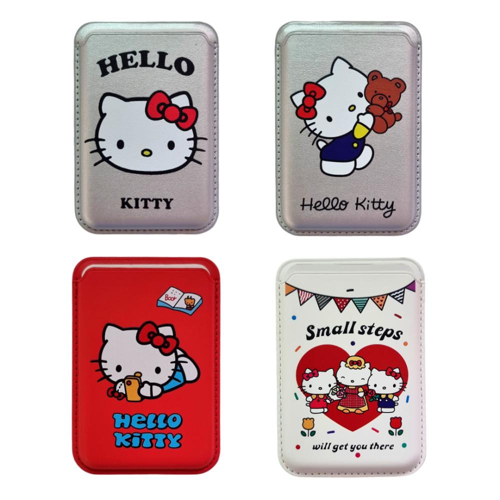 헬로키티 맥세이프 핸드폰 카드지갑 아이폰 갤럭시 슬라이드 카드 케이스