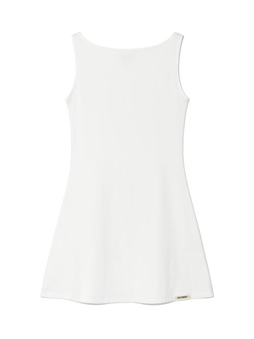 글로니(GLOWNY)  GIRLFRIEND SLEEVELESS MINI DRESS (WHITE) - 사이즈 & 후기 | 무신사