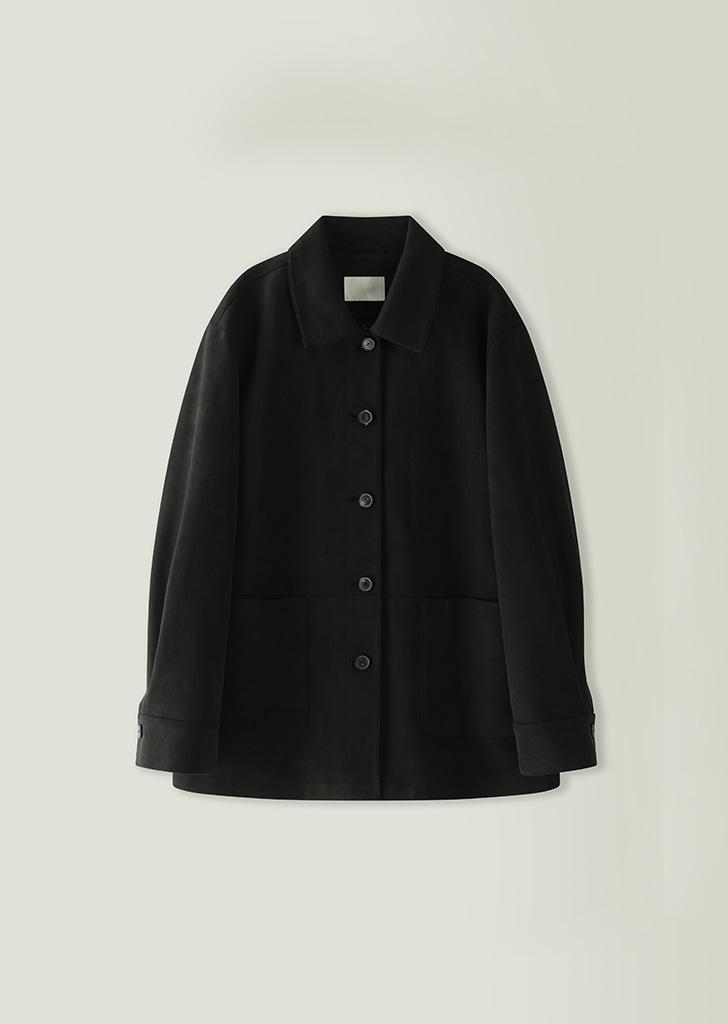 Suede work jacket / Black