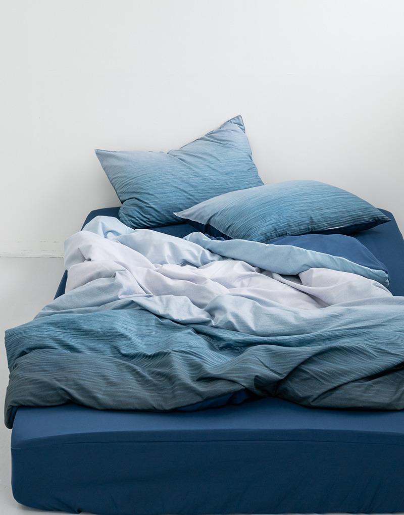 그라데이션 먼지없는 항균 무봉제 차렵이불 (SS/Q) 3colors