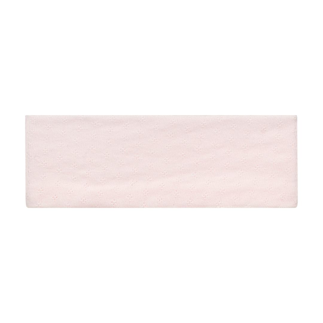 Pointelle Headband in Ballerina