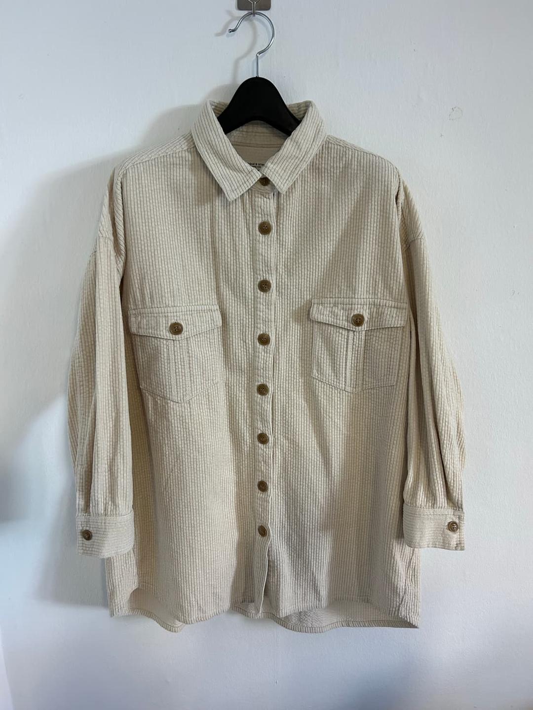 L027 프릭스 스토어 베이지 코듀로이 셔츠 자켓 | 후루츠패밀리