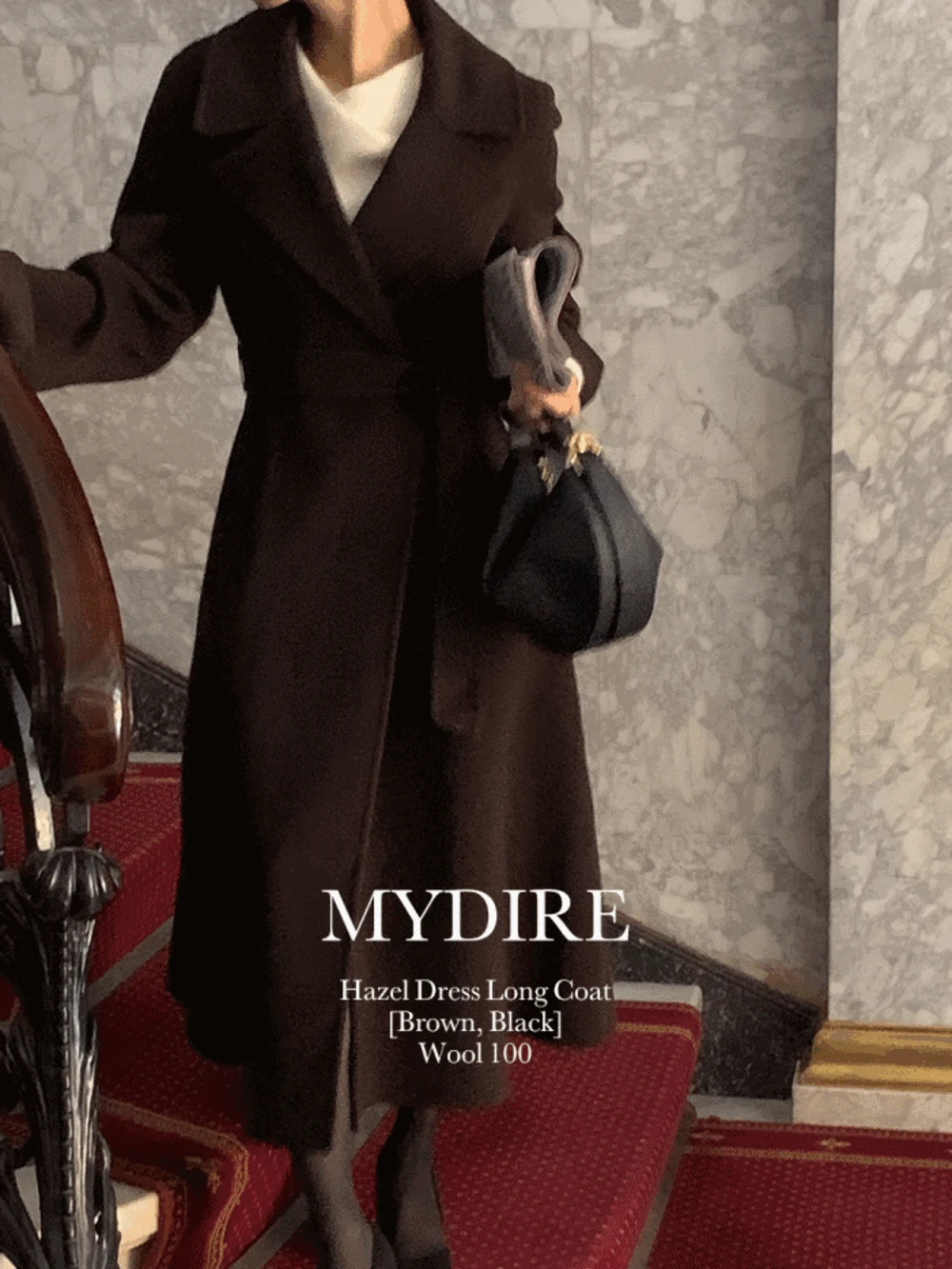 [자체제작] 헤이즐 원피스 코트 2color (블랙 3-4주 지연)