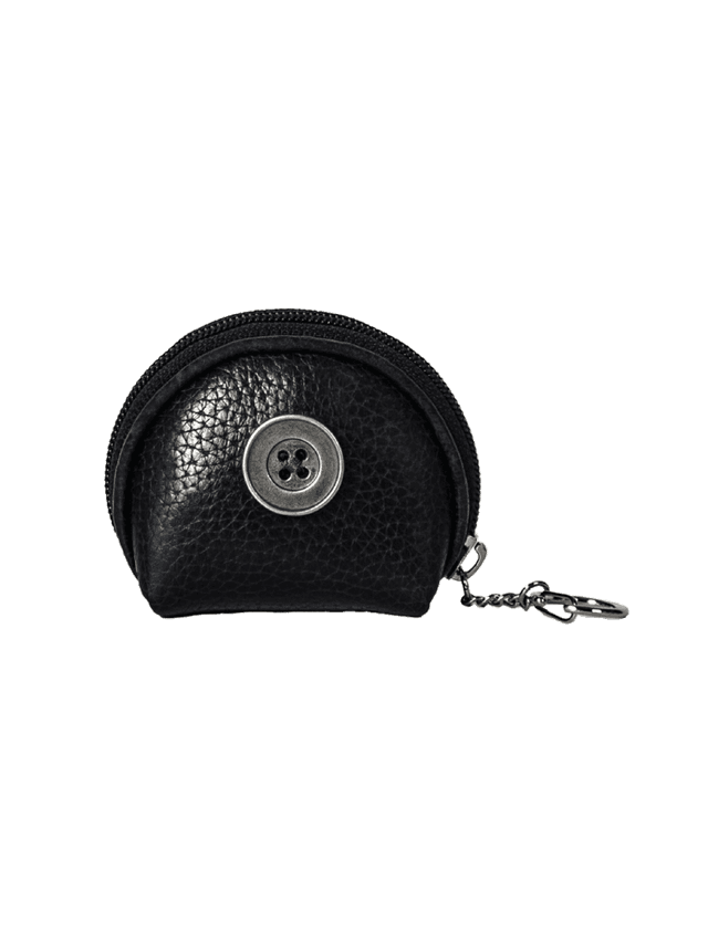 Button Coin Pouch (black)