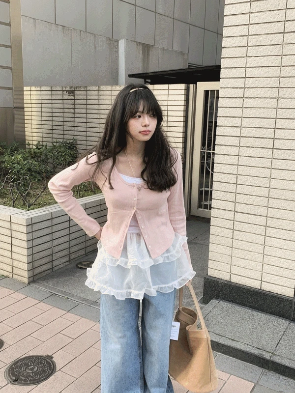 [✷MADE] Sugar punching cardigan / 봄여름 펀칭 가디건